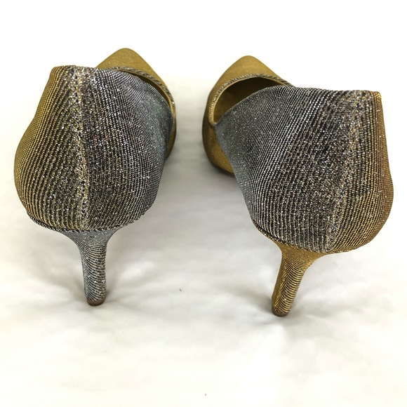 Women’s Mootsies Tootsies Gold & Silver Heels Size 9 - Picture 2 of 7
